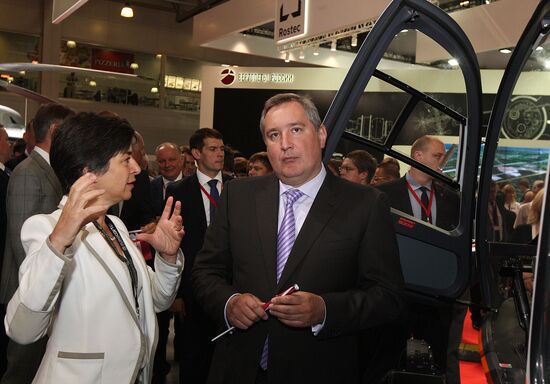 HeliRussia 2013, an exhibition of helicopter industry