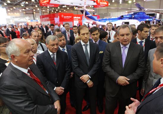 HeliRussia 2013, an exhibition of helicopter industry