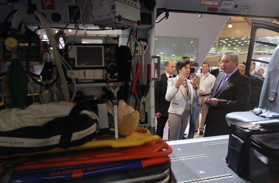 HeliRussia 2013, an exhibition of helicopter industry