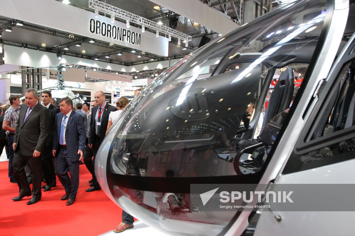 HeliRussia 2013, an exhibition of helicopter industry