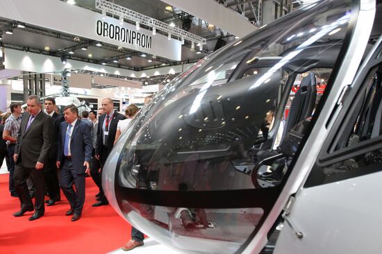 HeliRussia 2013, an exhibition of helicopter industry