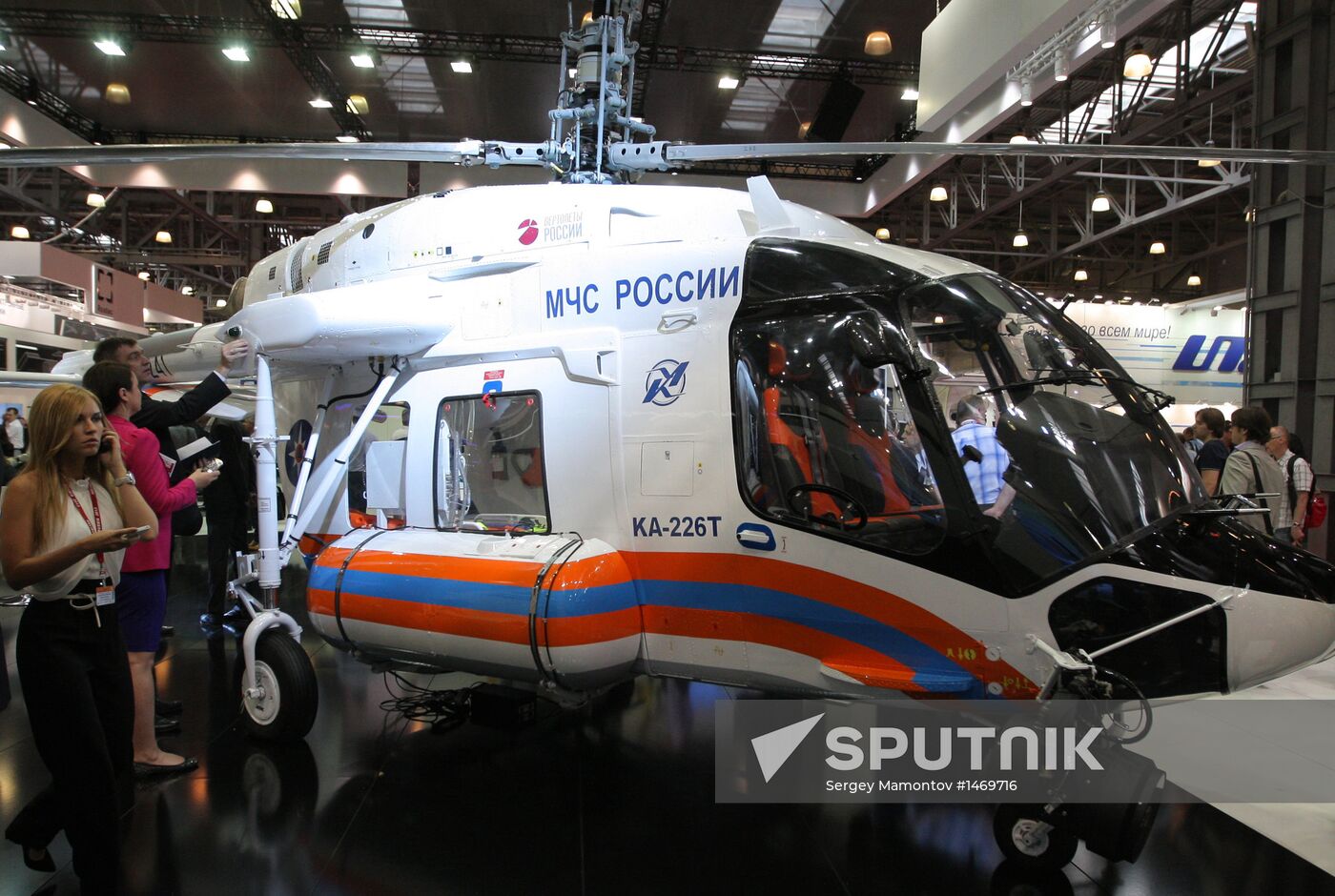 HeliRussia 2013, an exhibition of helicopter industry