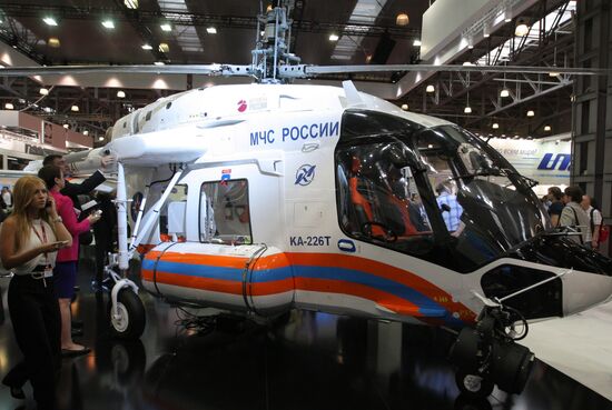 HeliRussia 2013, an exhibition of helicopter industry