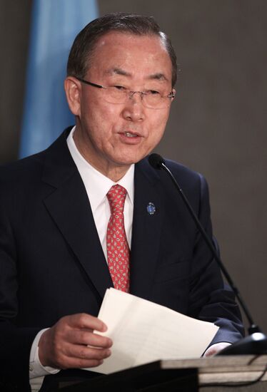 News conference by Ban Ki-moon and Sergey Lavrov