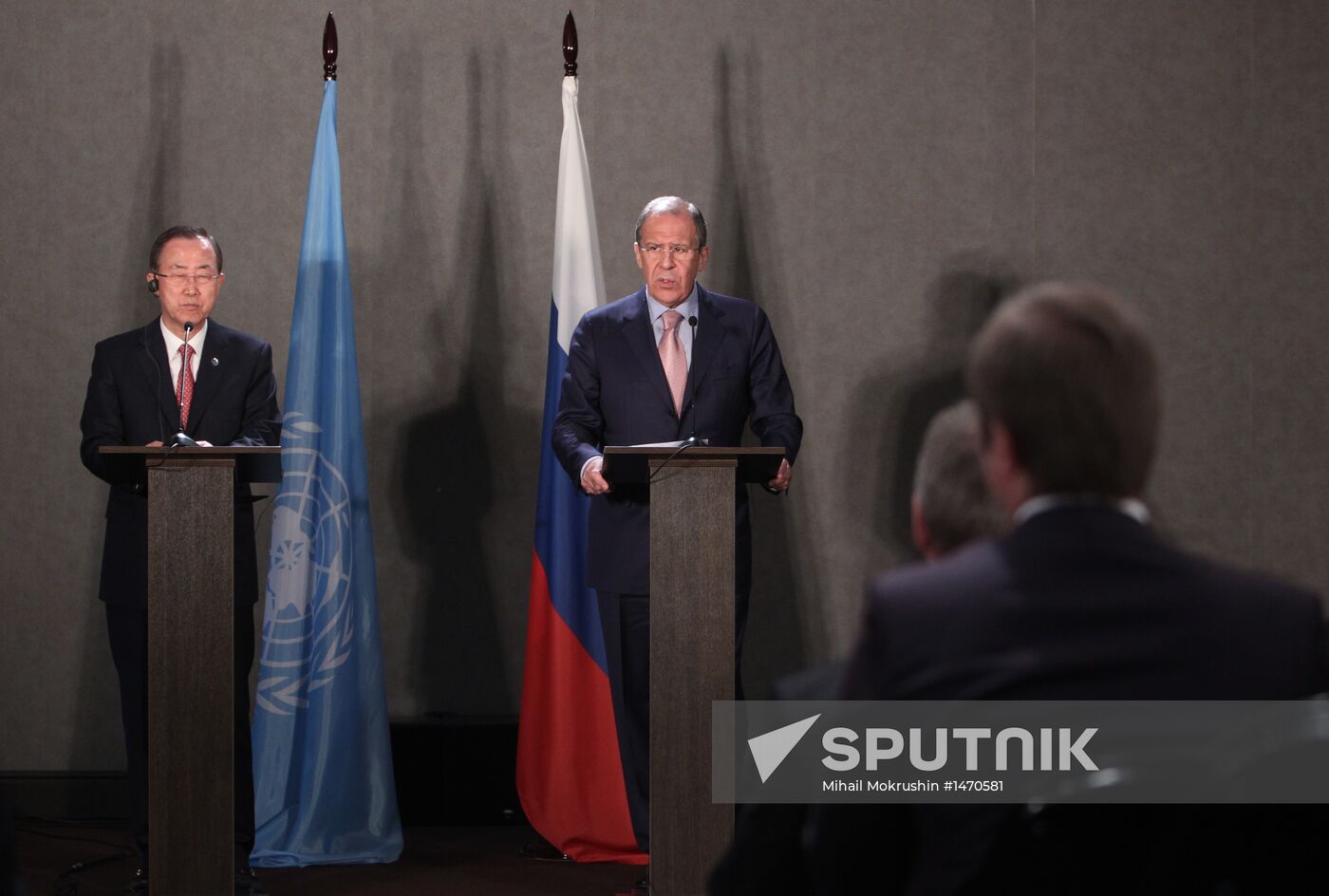 News conference by Ban Ki-moon and Sergey Lavrov