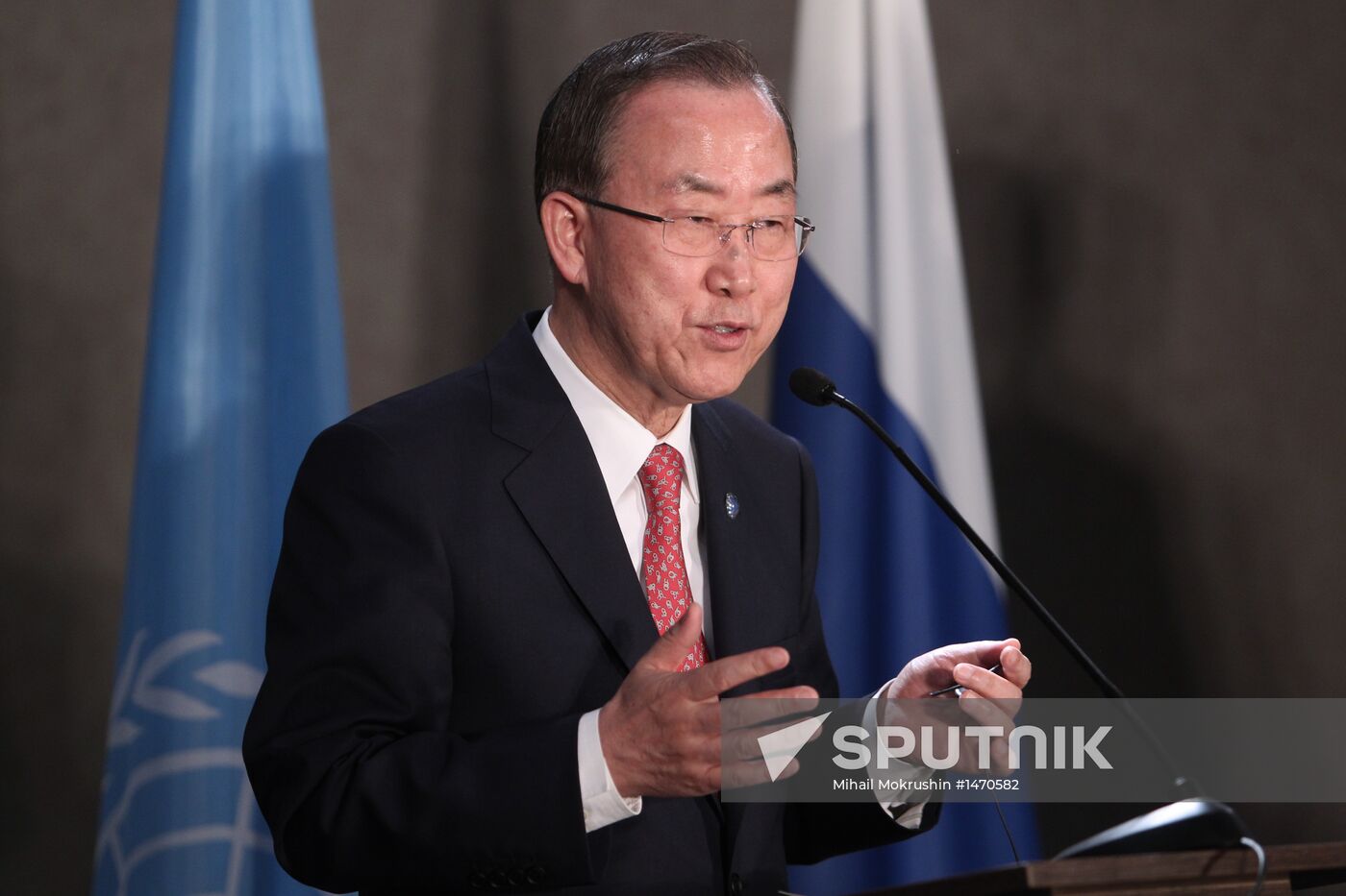 News conference by Ban Ki-moon and Sergey Lavrov