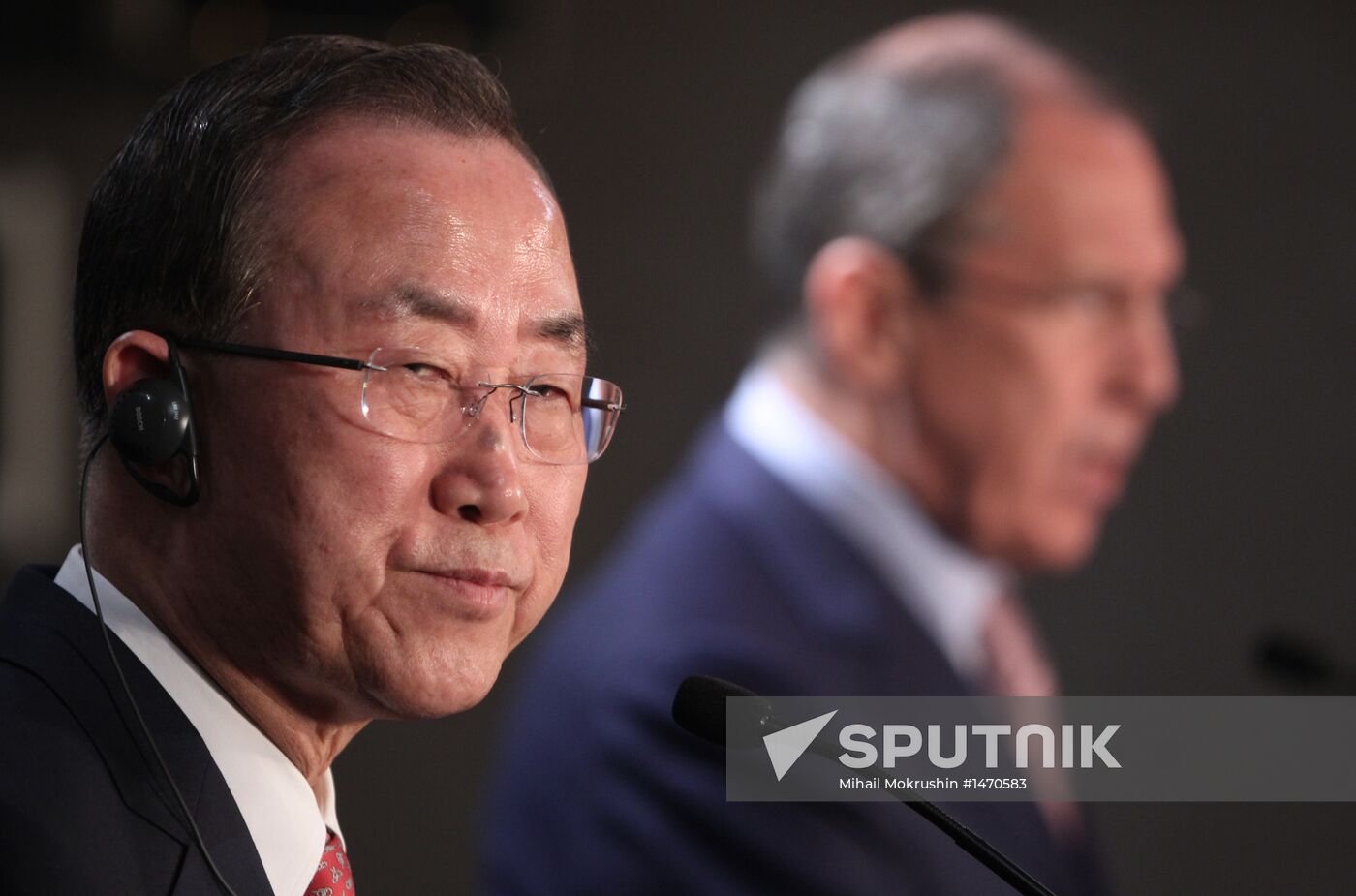 News conference by Ban Ki-moon and Sergey Lavrov