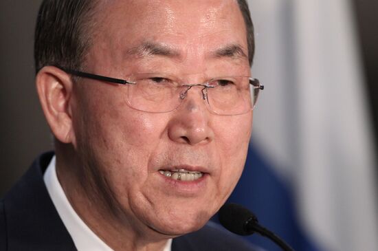 News conference by Ban Ki-moon and Sergey Lavrov