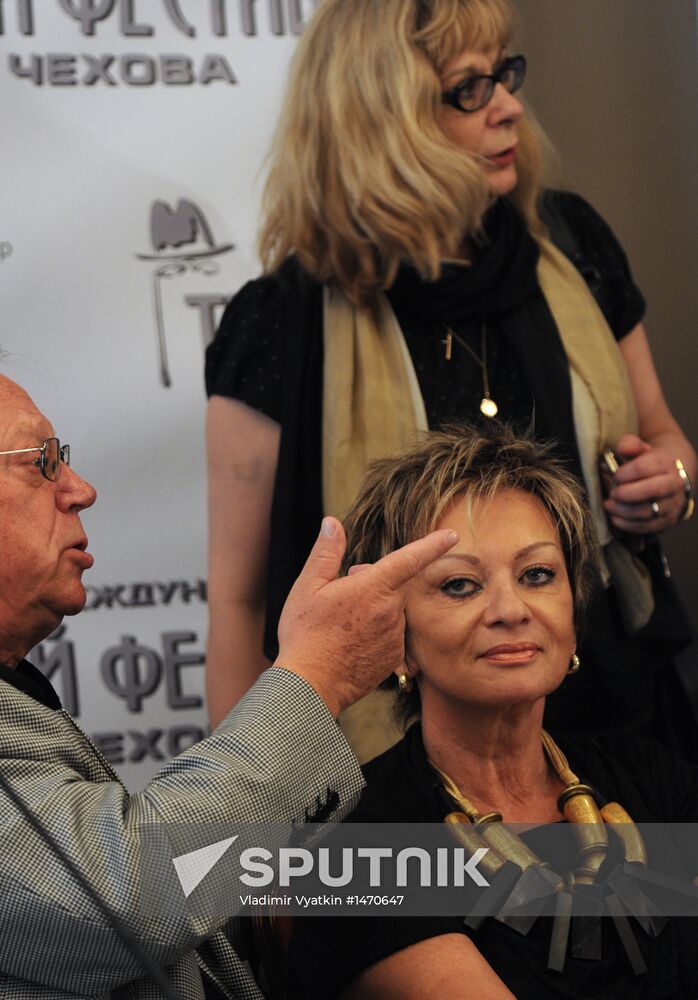 News conference on opening of XI Chekhov Festival