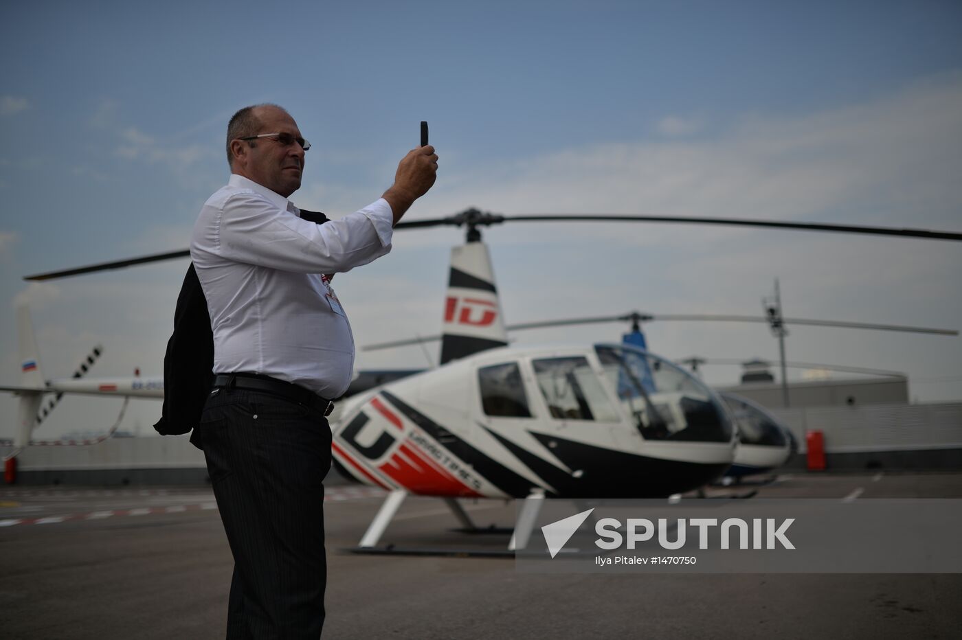 Moscow's first heliport opens