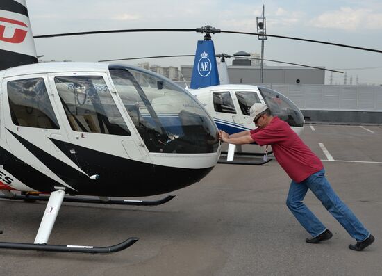 Moscow's first heliport opens
