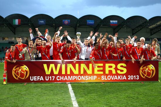European Under-17 Football Championship. Italy vs. Russia