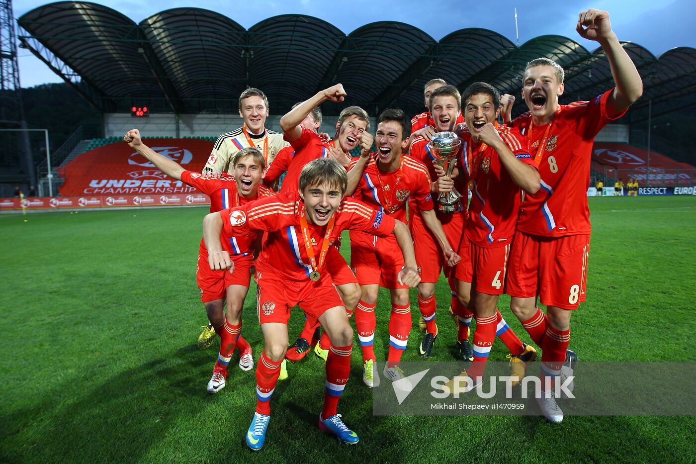 European Under-17 Football Championship. Italy vs. Russia