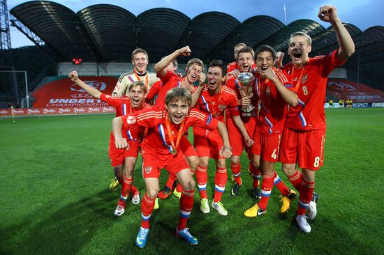 European Under-17 Football Championship. Italy vs. Russia