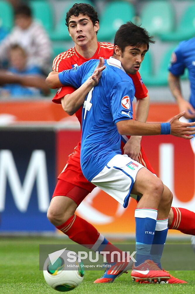 European Under-17 Football Championship. Italy vs. Russia