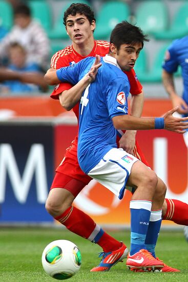 European Under-17 Football Championship. Italy vs. Russia