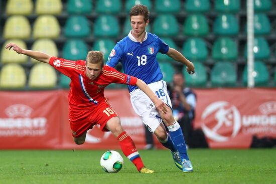 European Under-17 Football Championship. Italy vs. Russia