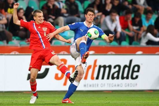 European Under-17 Football Championship. Italy vs. Russia
