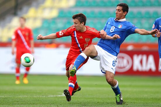 European Under-17 Football Championship. Italy vs. Russia
