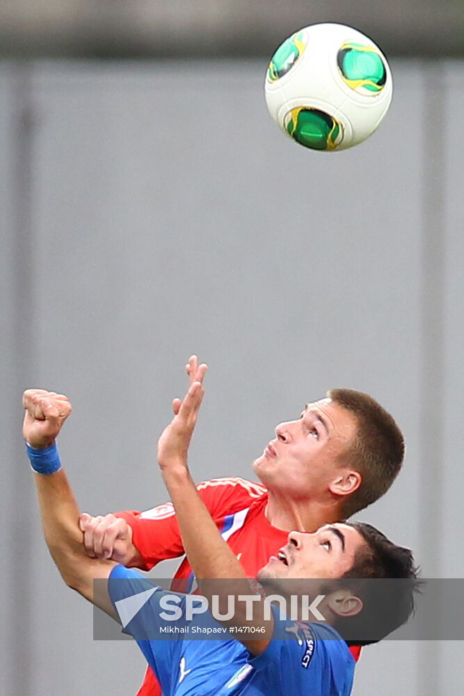 European Under-17 Football Championship. Italy vs. Russia