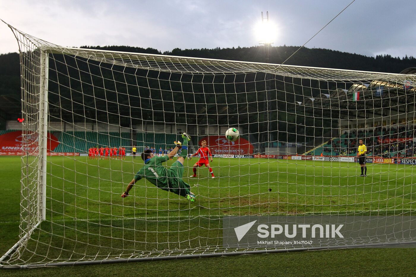 European Under-17 Football Championship. Italy vs. Russia