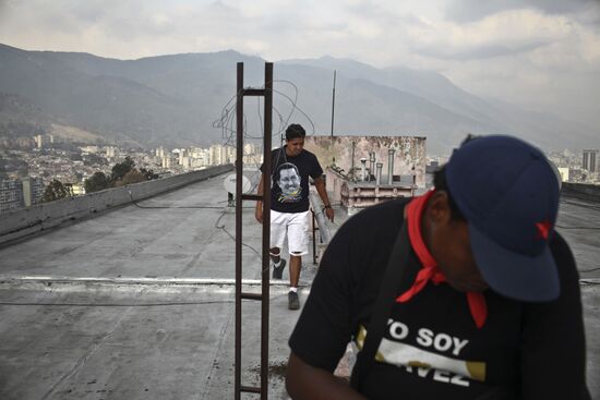 Dangerous slums of Caracas. 23 January District