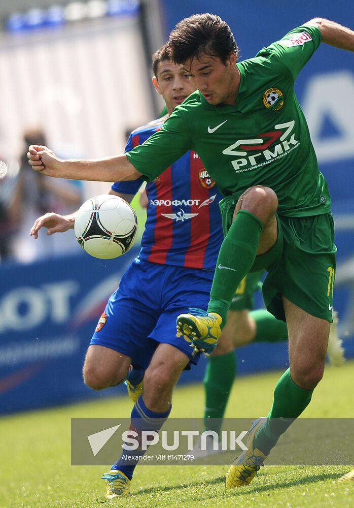 Football. Russian Premier League. CSKA vs. Kuban