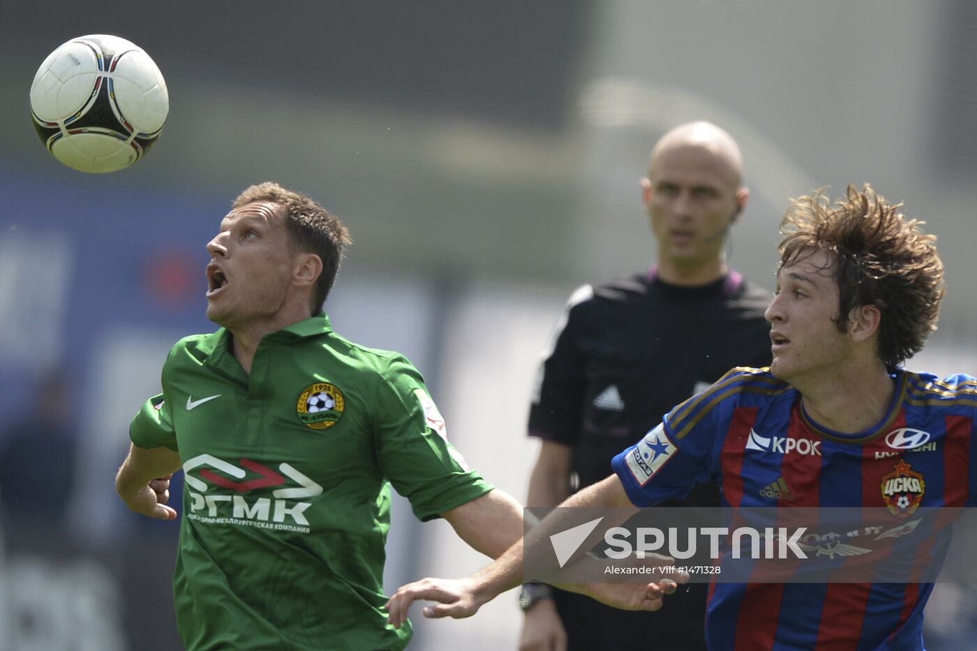 Football. Russian Premier League. CSKA vs. Kuban