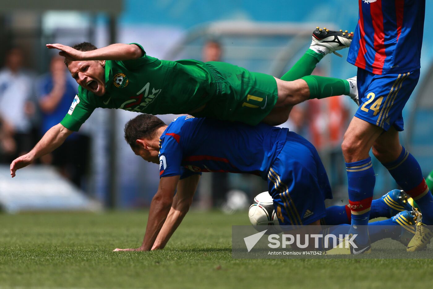 Football. Russian Premier League. CSKA vs. Kuban