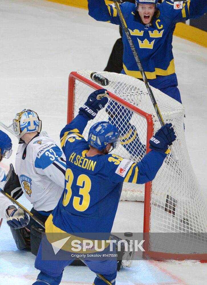 Hockey World Championship. Finland vs. Sweden
