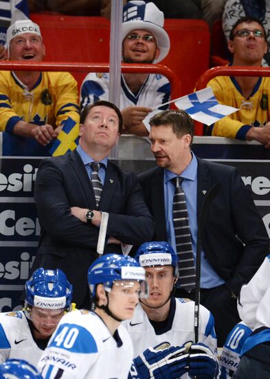 Hockey World Championship. Finland vs. Sweden