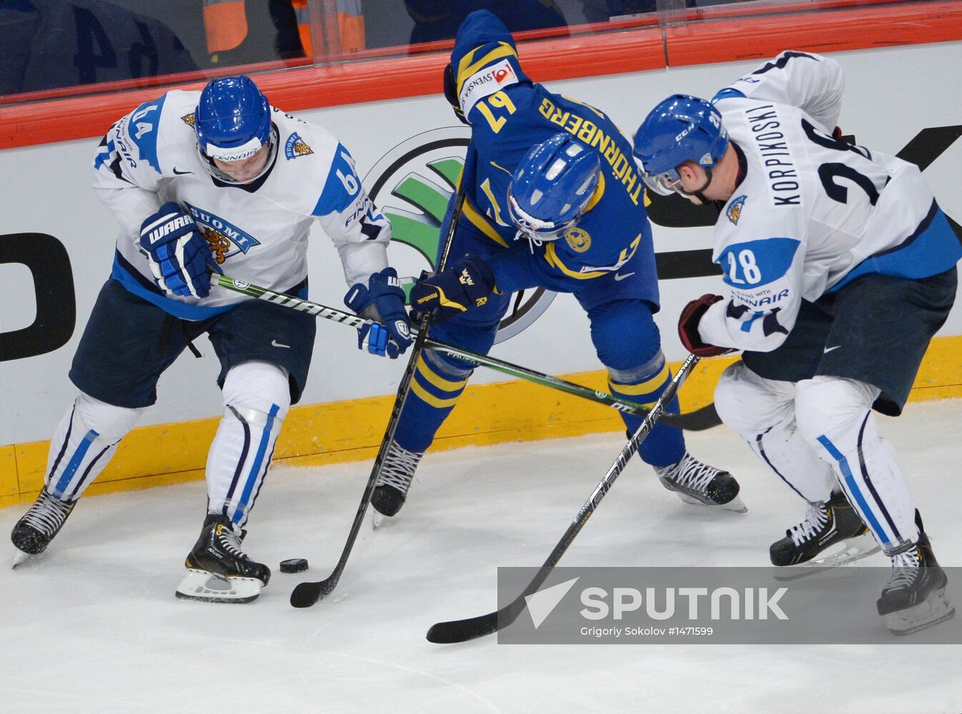 Hockey World Championship. Finland vs. Sweden
