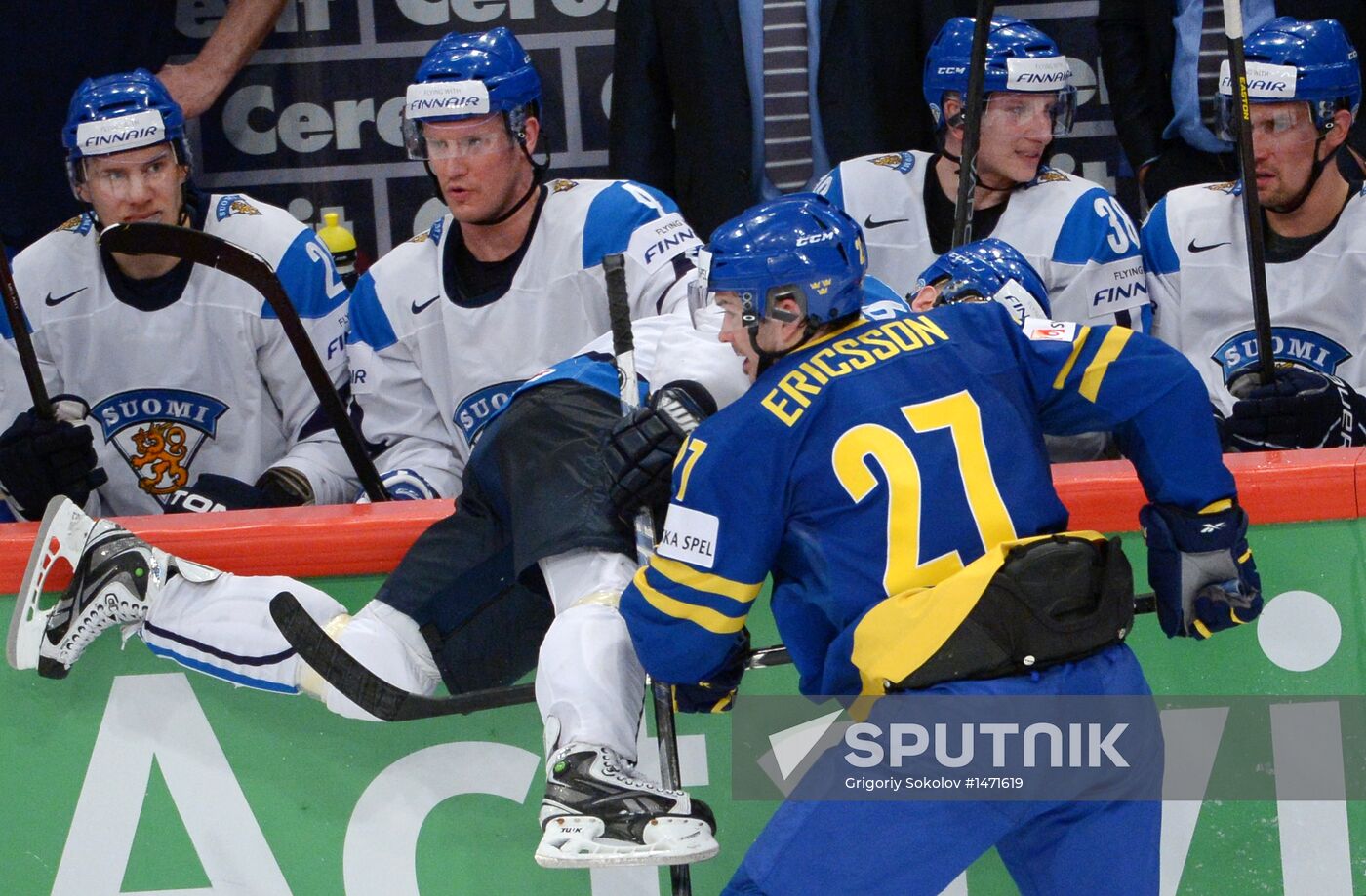 Hockey World Championship. Finland vs. Sweden