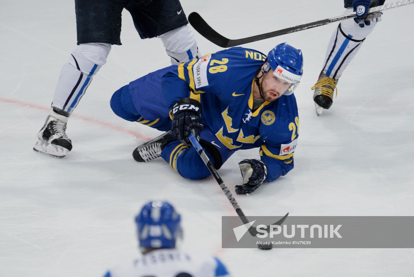 Hockey World Championship. Finland vs. Sweden
