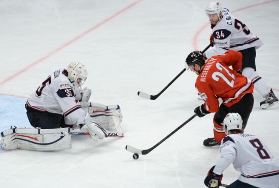 Hockey World Championship. Switzerland vs. United States