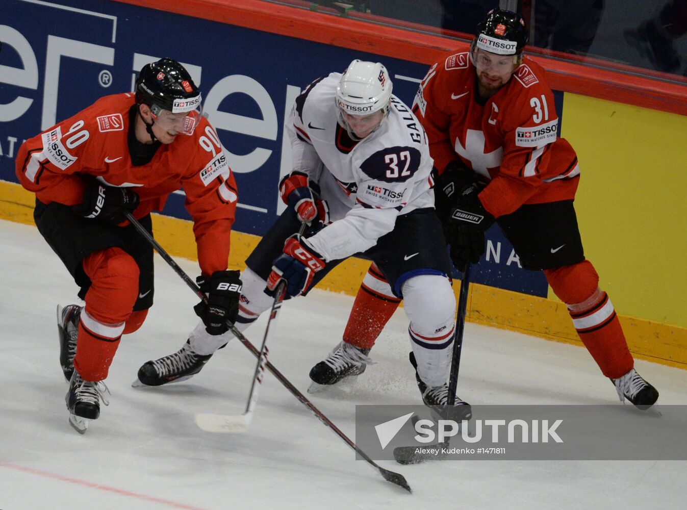 Hockey World Championship. Switzerland vs. United States