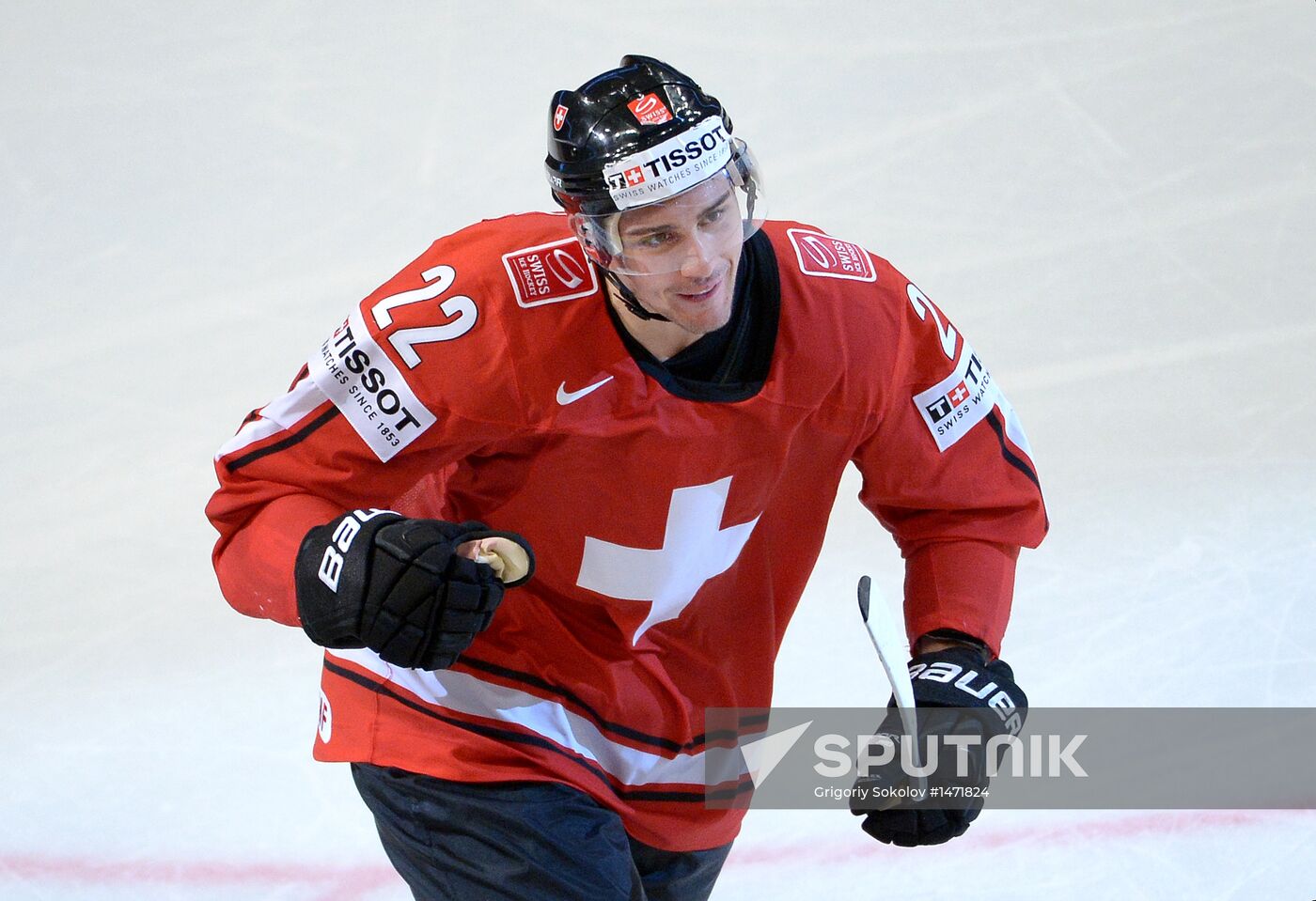 Hockey World Championship. Switzerland vs. United States