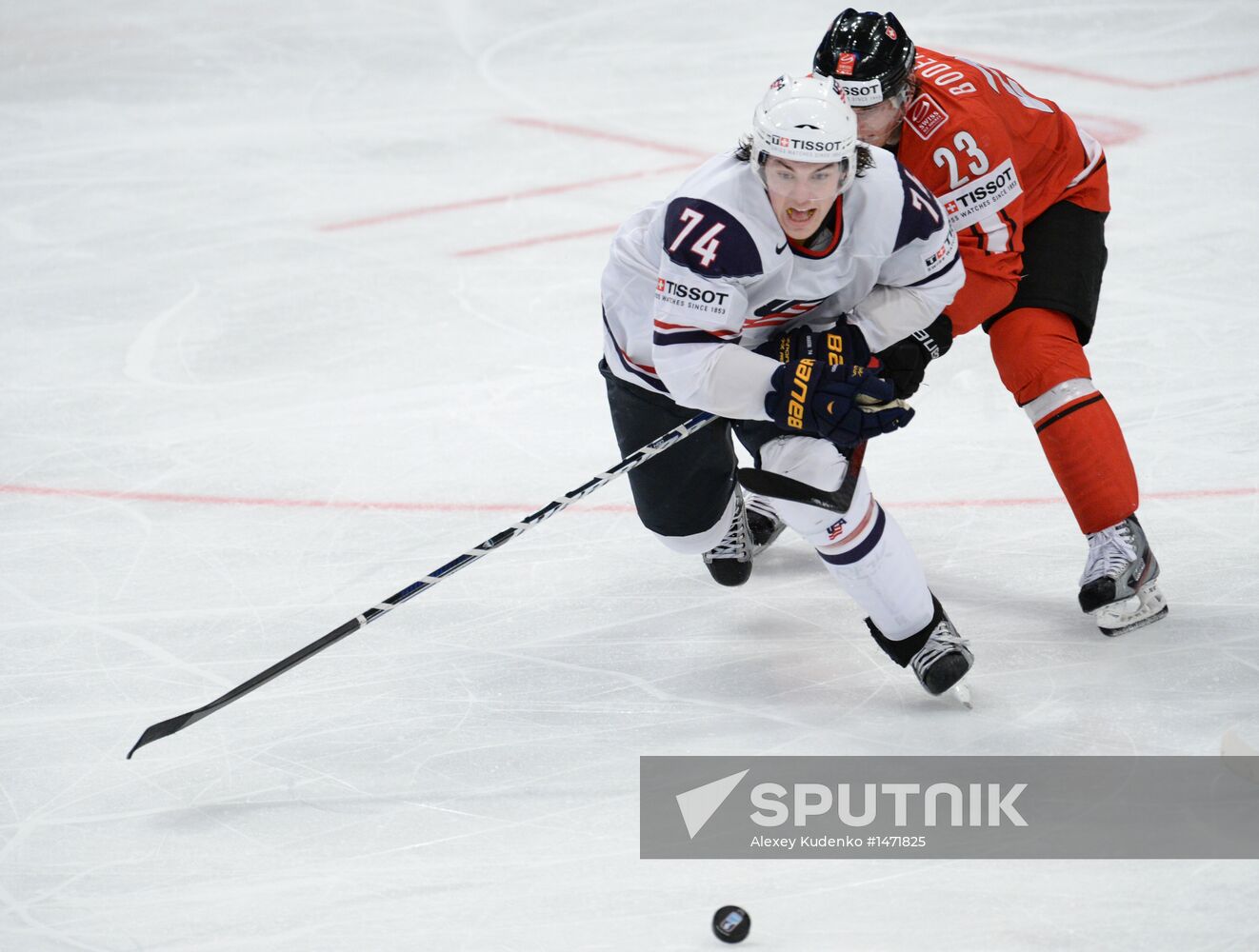 Hockey World Championship. Switzerland vs. United States