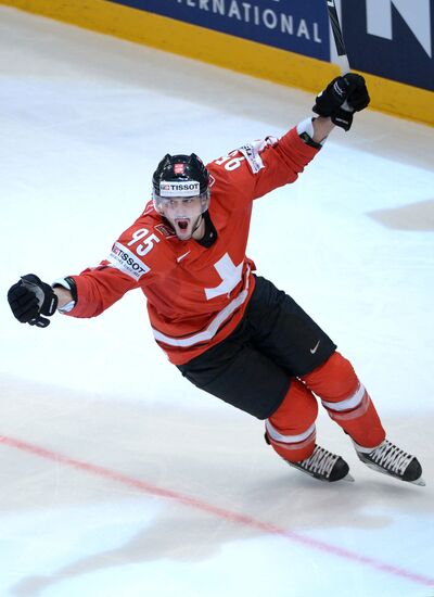 Hockey World Championship. Switzerland vs. United States