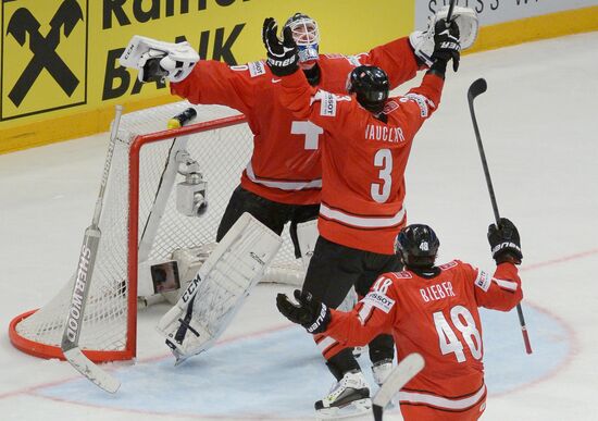 Hockey World Championship. Switzerland vs. United States
