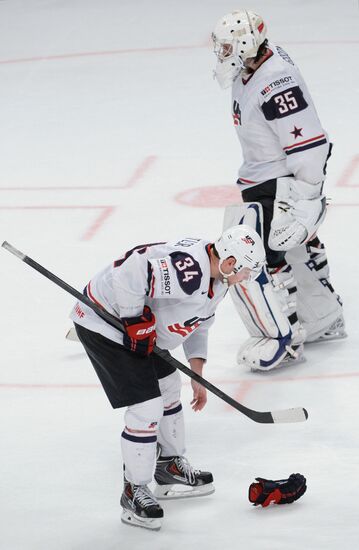 Hockey World Championship. Switzerland vs. United States