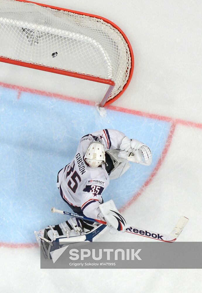 Hockey World Championship. Switzerland vs. United States