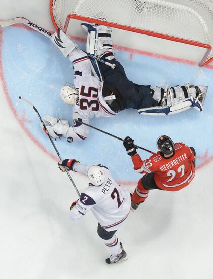 Hockey World Championship. Switzerland vs. United States