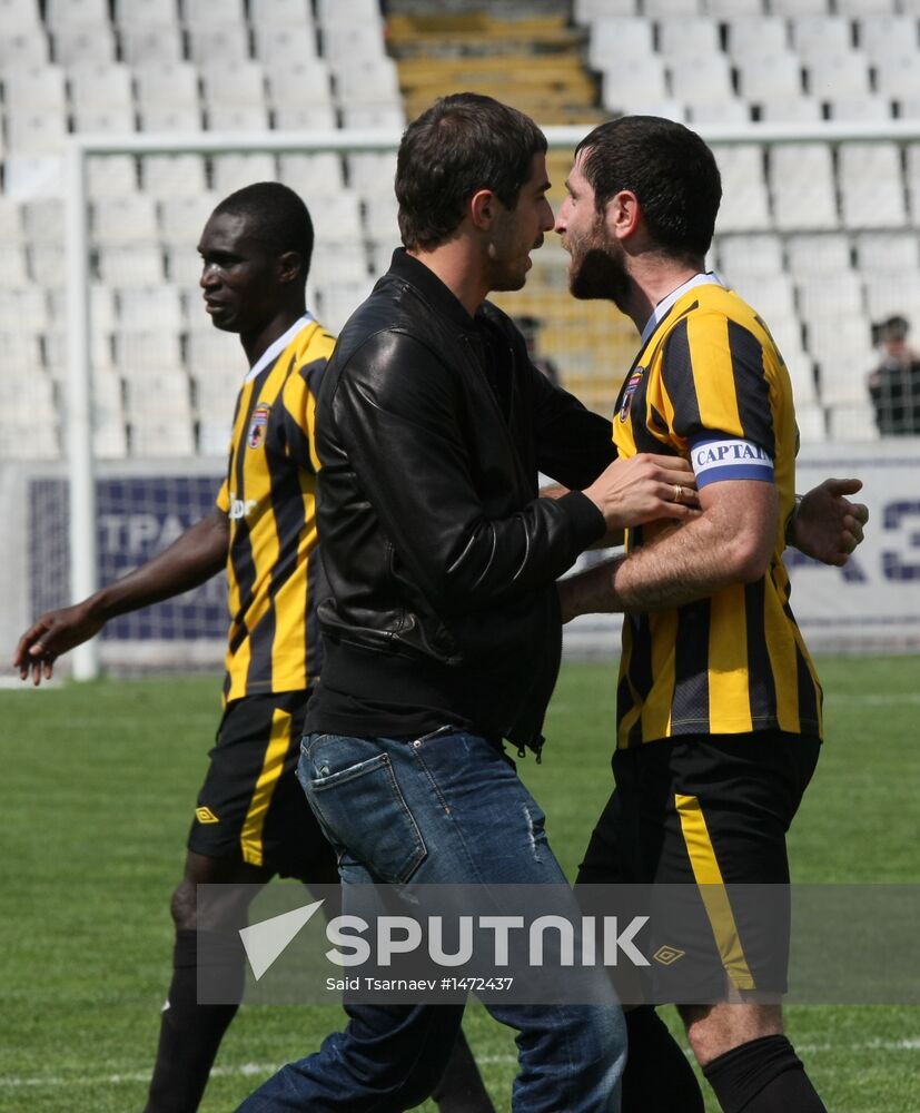 Russian Football Premier League. Alania vs. Dynamo