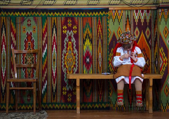 Traditional Hutsul wedding