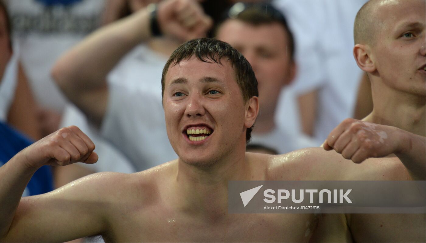 Football Russian Premier League. Zenit vs. Volga
