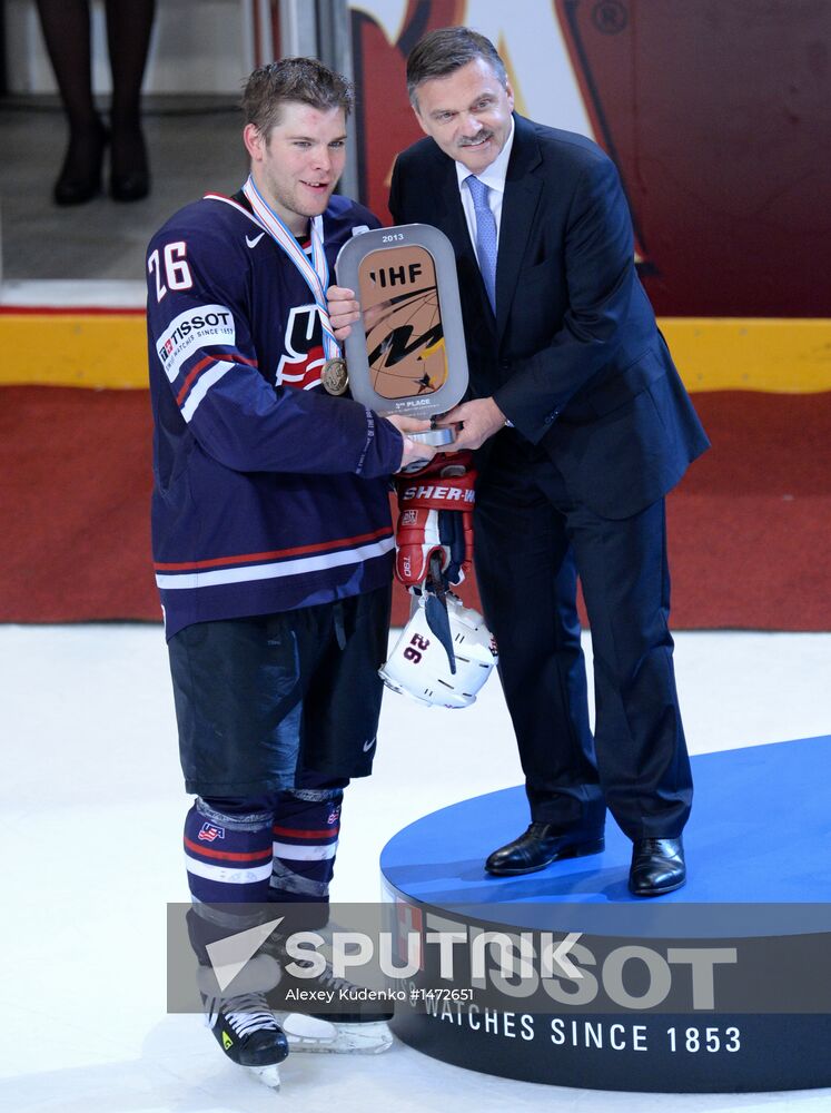 Hockey World Championship. Third-place match