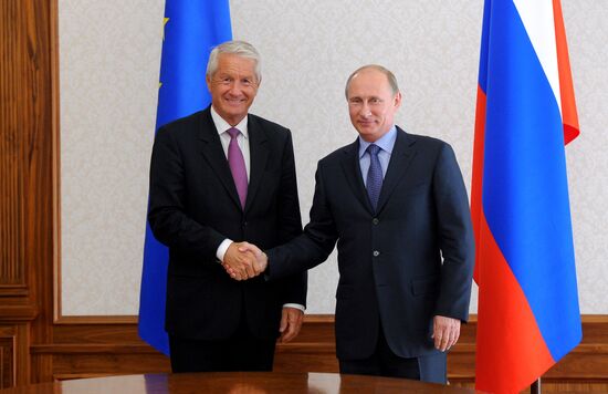 Vladimir Putin meets with Thorbjorn Jagland