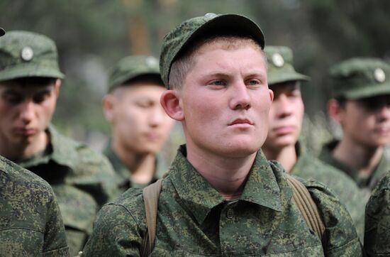 Conscripts sent to serve in armed forces