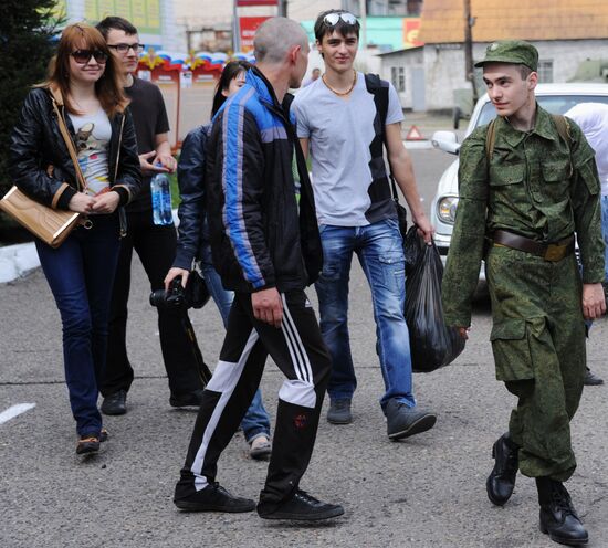 Conscripts sent to serve in armed forces